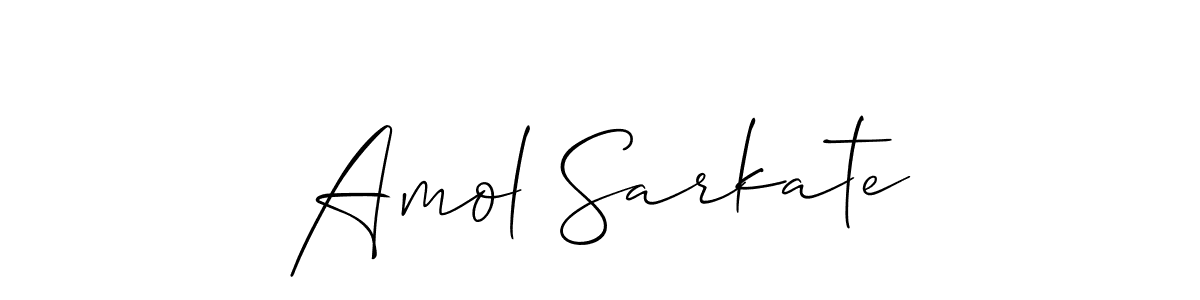 It looks lik you need a new signature style for name Amol Sarkate. Design unique handwritten (Allison_Script) signature with our free signature maker in just a few clicks. Amol Sarkate signature style 2 images and pictures png