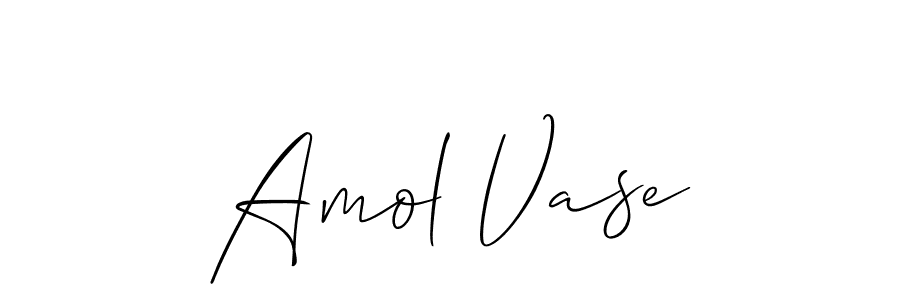 if you are searching for the best signature style for your name Amol Vase. so please give up your signature search. here we have designed multiple signature styles  using Allison_Script. Amol Vase signature style 2 images and pictures png