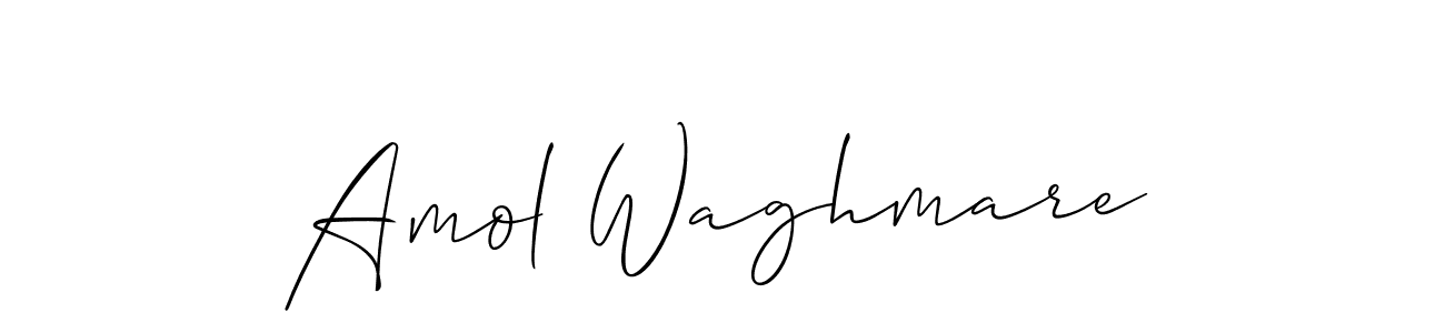 This is the best signature style for the Amol Waghmare name. Also you like these signature font (Allison_Script). Mix name signature. Amol Waghmare signature style 2 images and pictures png