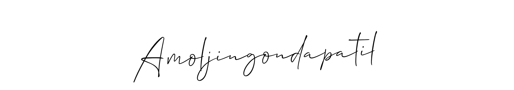 Make a beautiful signature design for name Amoljingondapatil. Use this online signature maker to create a handwritten signature for free. Amoljingondapatil signature style 2 images and pictures png