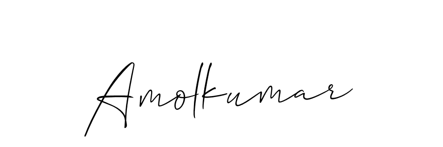 Design your own signature with our free online signature maker. With this signature software, you can create a handwritten (Allison_Script) signature for name Amolkumar. Amolkumar signature style 2 images and pictures png