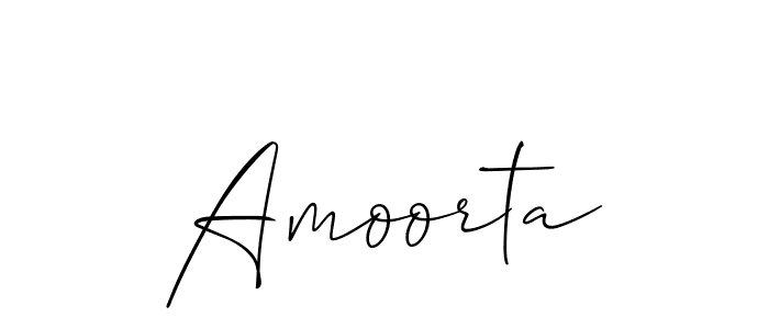 Similarly Allison_Script is the best handwritten signature design. Signature creator online .You can use it as an online autograph creator for name Amoorta. Amoorta signature style 2 images and pictures png