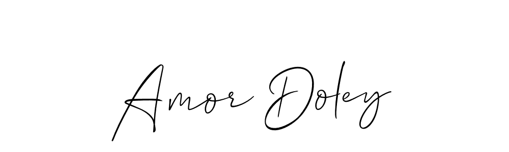 if you are searching for the best signature style for your name Amor Doley. so please give up your signature search. here we have designed multiple signature styles  using Allison_Script. Amor Doley signature style 2 images and pictures png