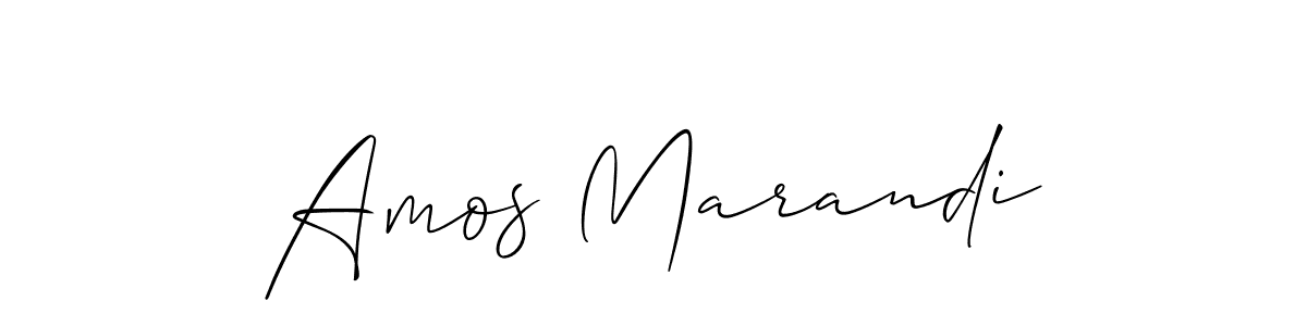 Make a beautiful signature design for name Amos Marandi. Use this online signature maker to create a handwritten signature for free. Amos Marandi signature style 2 images and pictures png