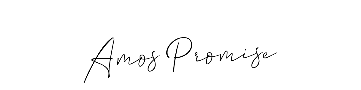 You can use this online signature creator to create a handwritten signature for the name Amos Promise. This is the best online autograph maker. Amos Promise signature style 2 images and pictures png