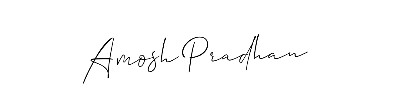 Best and Professional Signature Style for Amosh Pradhan. Allison_Script Best Signature Style Collection. Amosh Pradhan signature style 2 images and pictures png