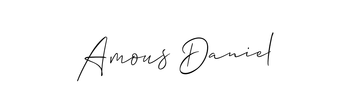 Make a beautiful signature design for name Amous Daniel. Use this online signature maker to create a handwritten signature for free. Amous Daniel signature style 2 images and pictures png