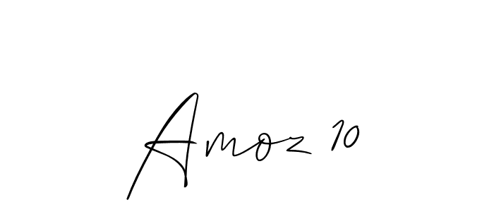 Here are the top 10 professional signature styles for the name Amoz 10. These are the best autograph styles you can use for your name. Amoz 10 signature style 2 images and pictures png