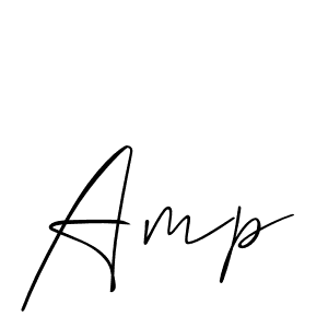 if you are searching for the best signature style for your name Amp. so please give up your signature search. here we have designed multiple signature styles  using Allison_Script. Amp signature style 2 images and pictures png