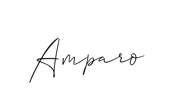 You can use this online signature creator to create a handwritten signature for the name Amparo. This is the best online autograph maker. Amparo signature style 2 images and pictures png