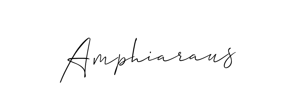 Make a beautiful signature design for name Amphiaraus. With this signature (Allison_Script) style, you can create a handwritten signature for free. Amphiaraus signature style 2 images and pictures png