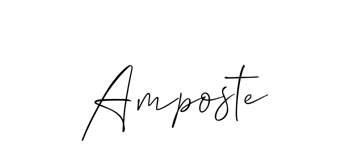 Check out images of Autograph of Amposte name. Actor Amposte Signature Style. Allison_Script is a professional sign style online. Amposte signature style 2 images and pictures png