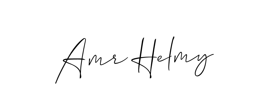 Best and Professional Signature Style for Amr Helmy. Allison_Script Best Signature Style Collection. Amr Helmy signature style 2 images and pictures png