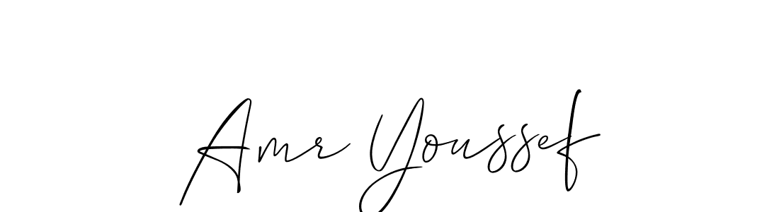 Also we have Amr Youssef name is the best signature style. Create professional handwritten signature collection using Allison_Script autograph style. Amr Youssef signature style 2 images and pictures png