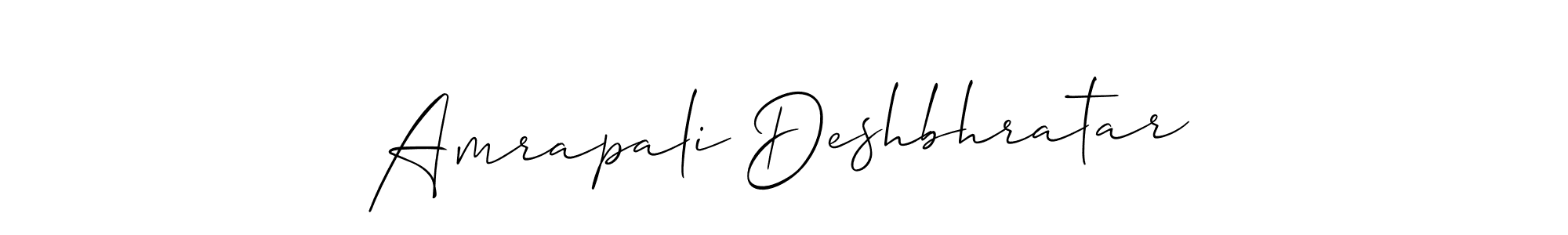 Best and Professional Signature Style for Amrapali Deshbhratar. Allison_Script Best Signature Style Collection. Amrapali Deshbhratar signature style 2 images and pictures png