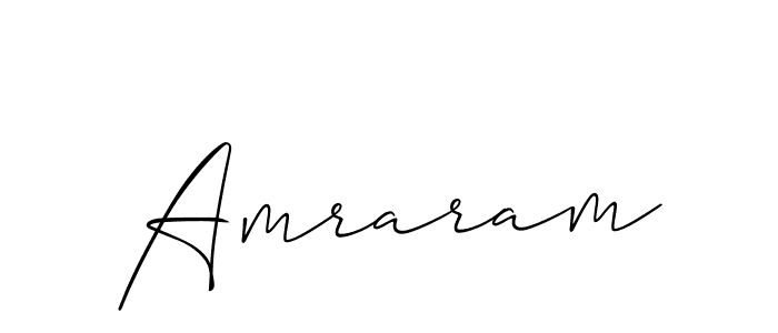 How to Draw Amraram signature style? Allison_Script is a latest design signature styles for name Amraram. Amraram signature style 2 images and pictures png