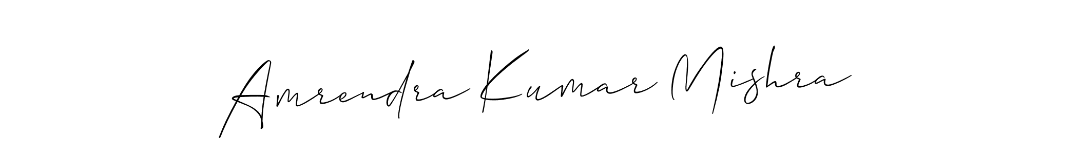 Design your own signature with our free online signature maker. With this signature software, you can create a handwritten (Allison_Script) signature for name Amrendra Kumar Mishra. Amrendra Kumar Mishra signature style 2 images and pictures png