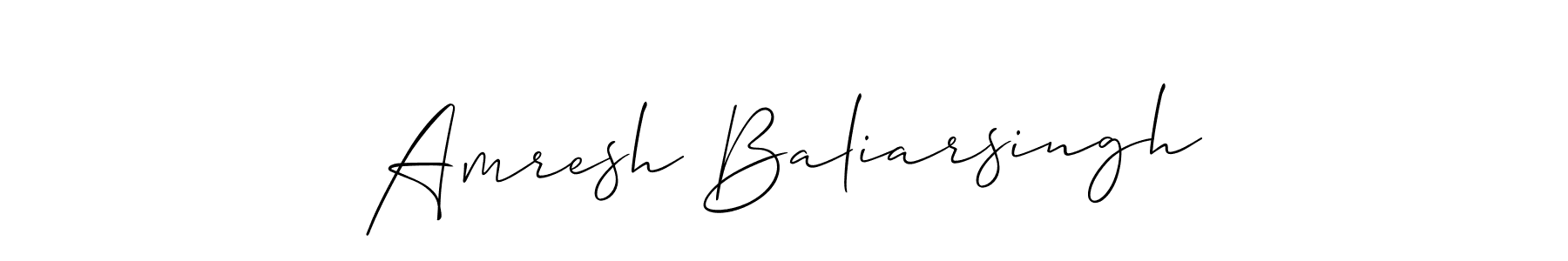 How to Draw Amresh Baliarsingh signature style? Allison_Script is a latest design signature styles for name Amresh Baliarsingh. Amresh Baliarsingh signature style 2 images and pictures png