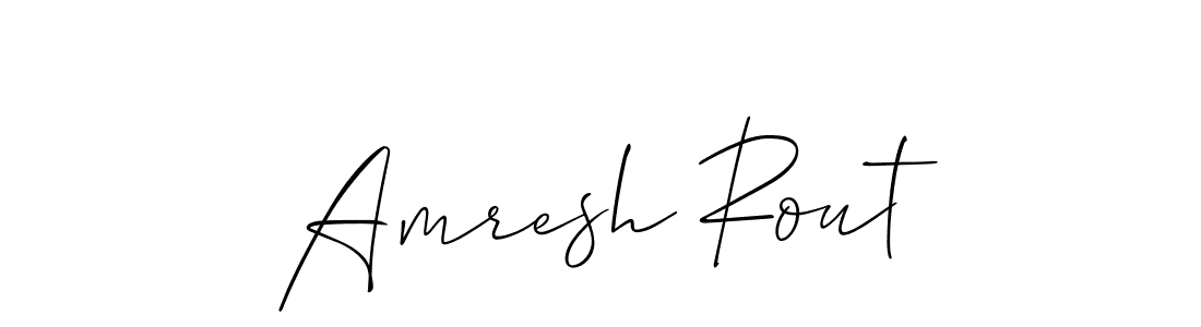 Similarly Allison_Script is the best handwritten signature design. Signature creator online .You can use it as an online autograph creator for name Amresh Rout. Amresh Rout signature style 2 images and pictures png