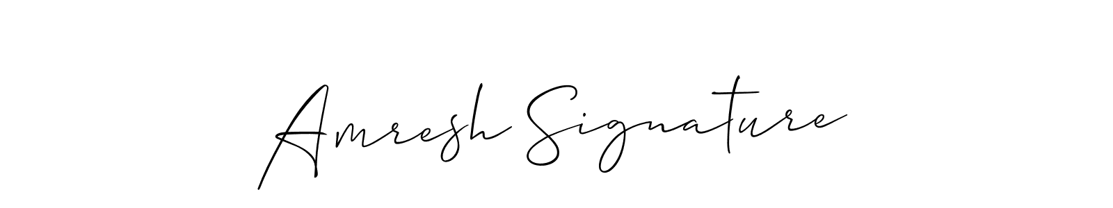 Allison_Script is a professional signature style that is perfect for those who want to add a touch of class to their signature. It is also a great choice for those who want to make their signature more unique. Get Amresh Signature name to fancy signature for free. Amresh Signature signature style 2 images and pictures png