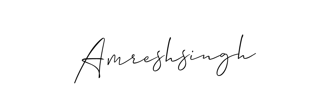 Also You can easily find your signature by using the search form. We will create Amreshsingh name handwritten signature images for you free of cost using Allison_Script sign style. Amreshsingh signature style 2 images and pictures png