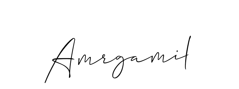 Also we have Amrgamil name is the best signature style. Create professional handwritten signature collection using Allison_Script autograph style. Amrgamil signature style 2 images and pictures png