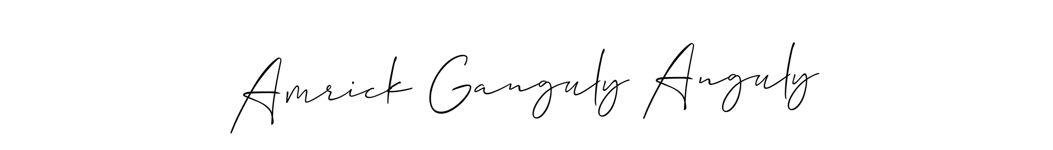 Check out images of Autograph of Amrick Ganguly Anguly name. Actor Amrick Ganguly Anguly Signature Style. Allison_Script is a professional sign style online. Amrick Ganguly Anguly signature style 2 images and pictures png