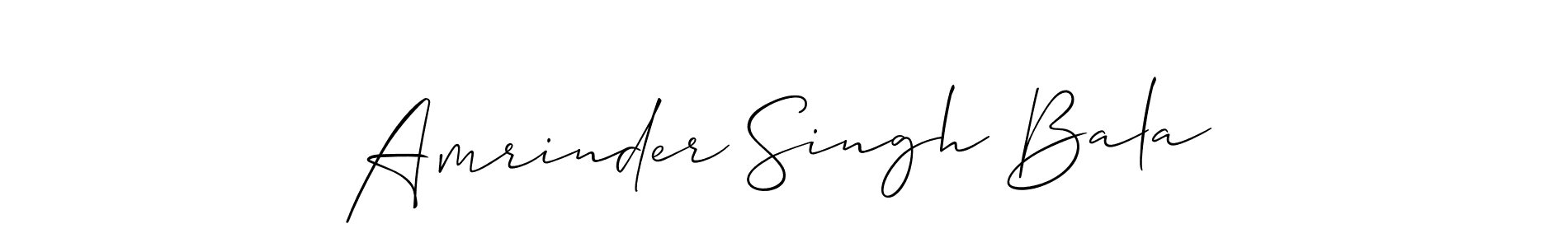 Best and Professional Signature Style for Amrinder Singh Bala. Allison_Script Best Signature Style Collection. Amrinder Singh Bala signature style 2 images and pictures png