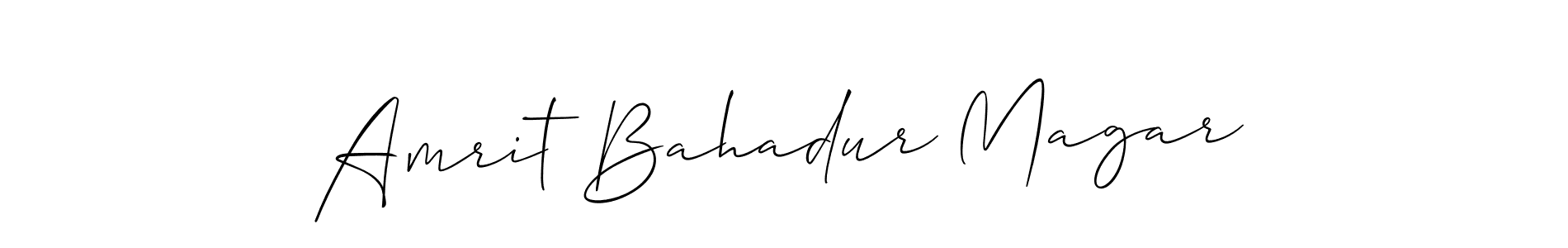 How to Draw Amrit Bahadur Magar signature style? Allison_Script is a latest design signature styles for name Amrit Bahadur Magar. Amrit Bahadur Magar signature style 2 images and pictures png