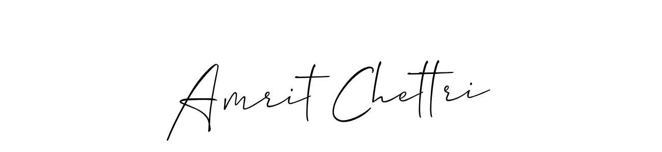 Also You can easily find your signature by using the search form. We will create Amrit Chettri name handwritten signature images for you free of cost using Allison_Script sign style. Amrit Chettri signature style 2 images and pictures png