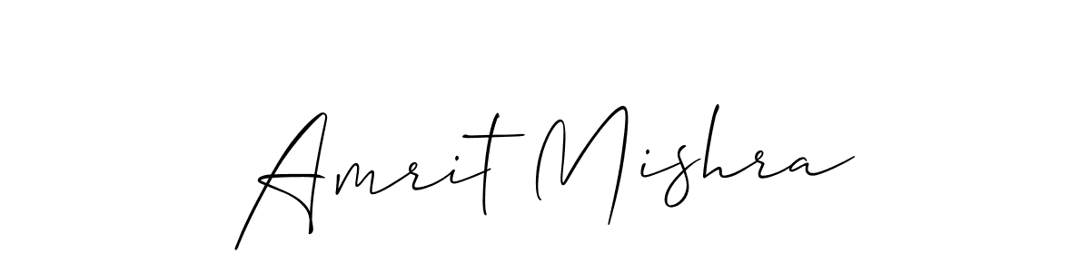 It looks lik you need a new signature style for name Amrit Mishra. Design unique handwritten (Allison_Script) signature with our free signature maker in just a few clicks. Amrit Mishra signature style 2 images and pictures png