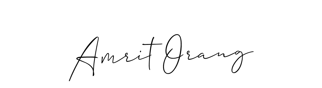 Make a short Amrit Orang signature style. Manage your documents anywhere anytime using Allison_Script. Create and add eSignatures, submit forms, share and send files easily. Amrit Orang signature style 2 images and pictures png