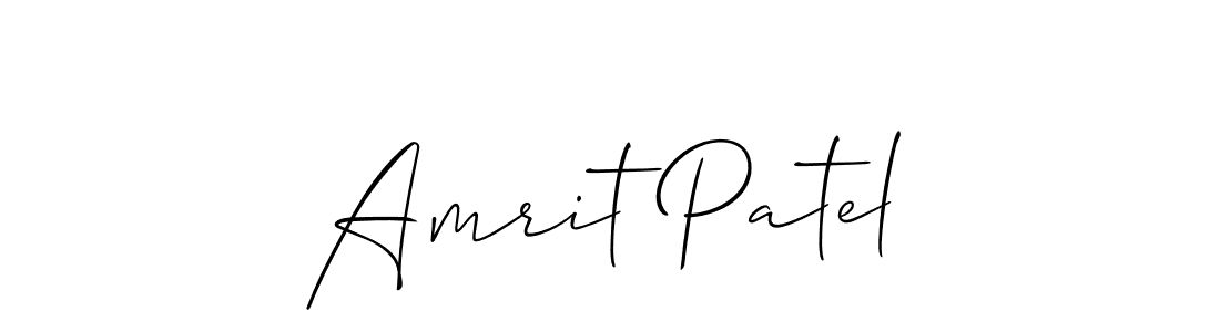 Allison_Script is a professional signature style that is perfect for those who want to add a touch of class to their signature. It is also a great choice for those who want to make their signature more unique. Get Amrit Patel name to fancy signature for free. Amrit Patel signature style 2 images and pictures png