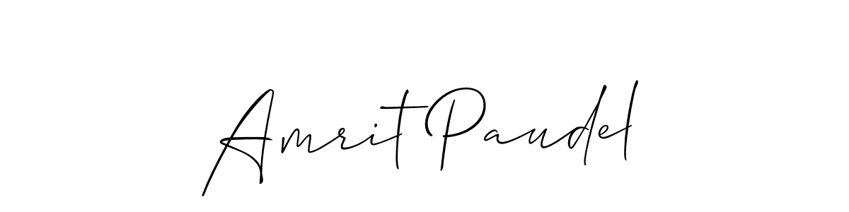 This is the best signature style for the Amrit Paudel name. Also you like these signature font (Allison_Script). Mix name signature. Amrit Paudel signature style 2 images and pictures png