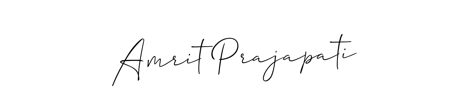 Also You can easily find your signature by using the search form. We will create Amrit Prajapati name handwritten signature images for you free of cost using Allison_Script sign style. Amrit Prajapati signature style 2 images and pictures png