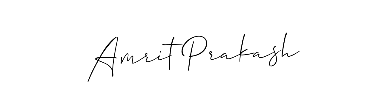 How to Draw Amrit Prakash signature style? Allison_Script is a latest design signature styles for name Amrit Prakash. Amrit Prakash signature style 2 images and pictures png