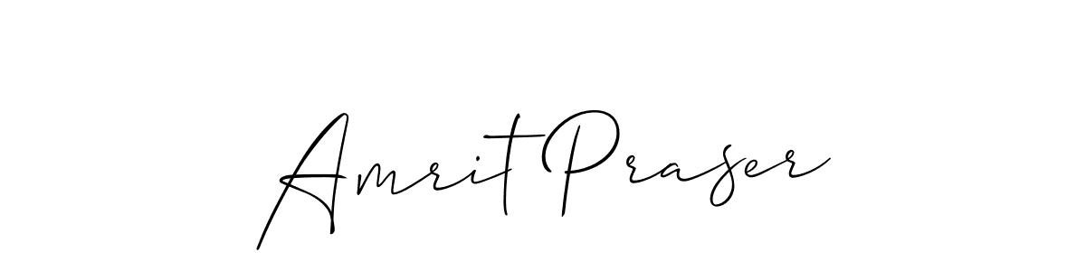 if you are searching for the best signature style for your name Amrit Praser. so please give up your signature search. here we have designed multiple signature styles  using Allison_Script. Amrit Praser signature style 2 images and pictures png