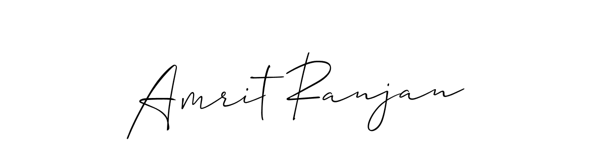 It looks lik you need a new signature style for name Amrit Ranjan. Design unique handwritten (Allison_Script) signature with our free signature maker in just a few clicks. Amrit Ranjan signature style 2 images and pictures png
