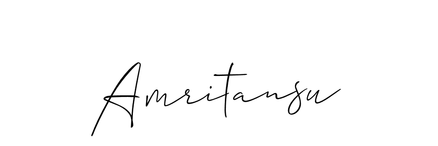 It looks lik you need a new signature style for name Amritansu. Design unique handwritten (Allison_Script) signature with our free signature maker in just a few clicks. Amritansu signature style 2 images and pictures png