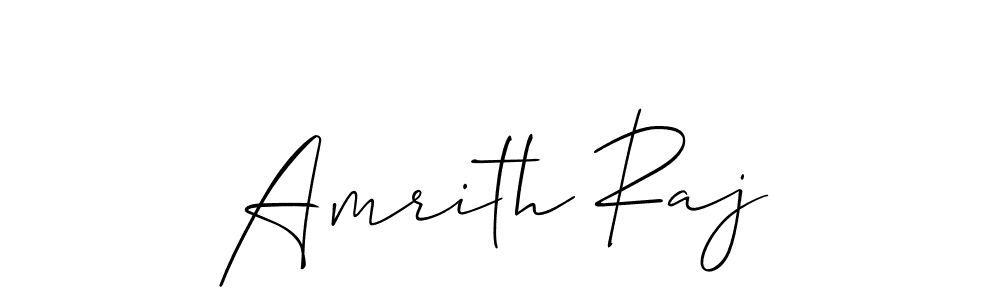 if you are searching for the best signature style for your name Amrith Raj. so please give up your signature search. here we have designed multiple signature styles  using Allison_Script. Amrith Raj signature style 2 images and pictures png