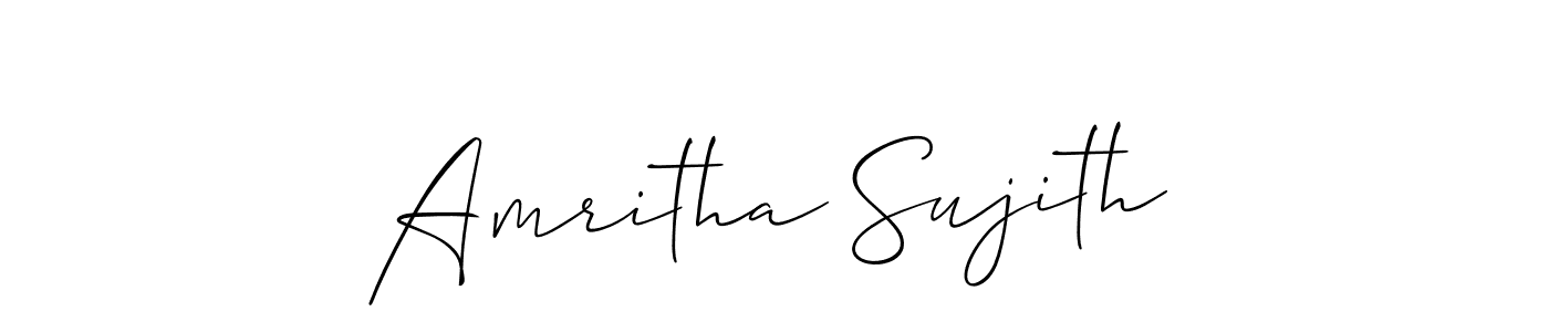 You can use this online signature creator to create a handwritten signature for the name Amritha Sujith. This is the best online autograph maker. Amritha Sujith signature style 2 images and pictures png