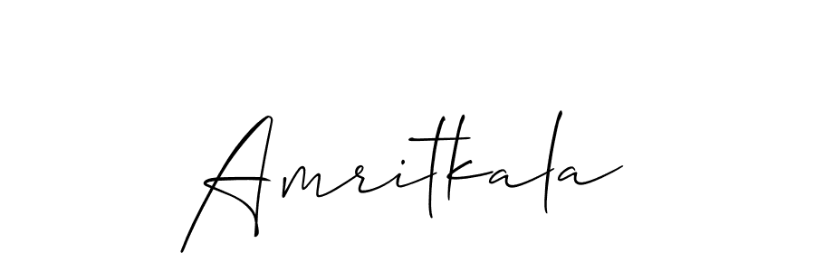 You can use this online signature creator to create a handwritten signature for the name Amritkala. This is the best online autograph maker. Amritkala signature style 2 images and pictures png