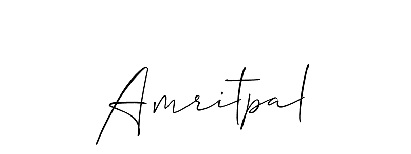 Also You can easily find your signature by using the search form. We will create Amritpal name handwritten signature images for you free of cost using Allison_Script sign style. Amritpal signature style 2 images and pictures png
