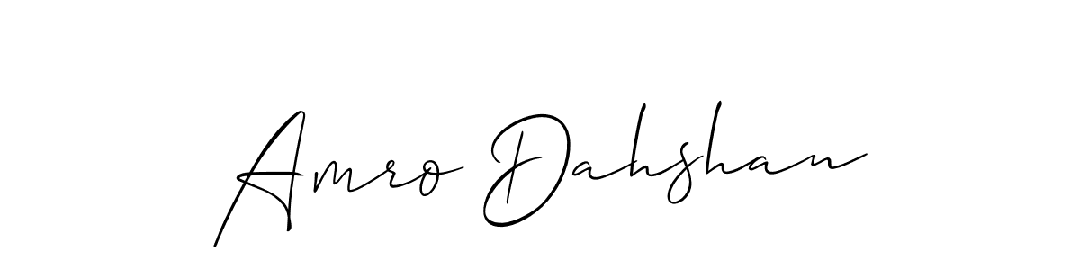 Check out images of Autograph of Amro Dahshan name. Actor Amro Dahshan Signature Style. Allison_Script is a professional sign style online. Amro Dahshan signature style 2 images and pictures png