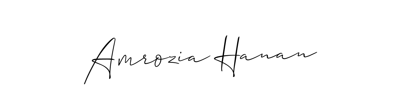 See photos of Amrozia Hanan official signature by Spectra . Check more albums & portfolios. Read reviews & check more about Allison_Script font. Amrozia Hanan signature style 2 images and pictures png
