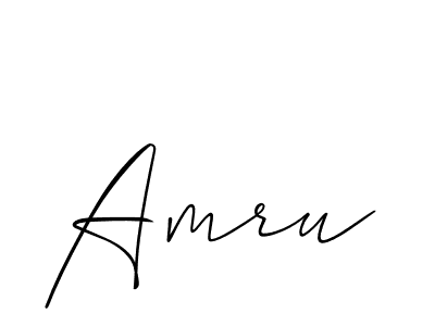 Also You can easily find your signature by using the search form. We will create Amru name handwritten signature images for you free of cost using Allison_Script sign style. Amru signature style 2 images and pictures png