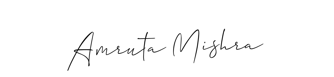 Here are the top 10 professional signature styles for the name Amruta Mishra. These are the best autograph styles you can use for your name. Amruta Mishra signature style 2 images and pictures png