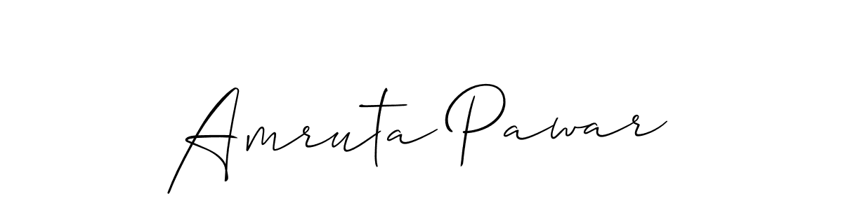 It looks lik you need a new signature style for name Amruta Pawar. Design unique handwritten (Allison_Script) signature with our free signature maker in just a few clicks. Amruta Pawar signature style 2 images and pictures png