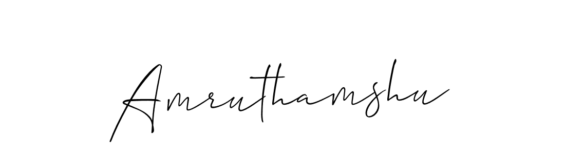 How to Draw Amruthamshu signature style? Allison_Script is a latest design signature styles for name Amruthamshu. Amruthamshu signature style 2 images and pictures png