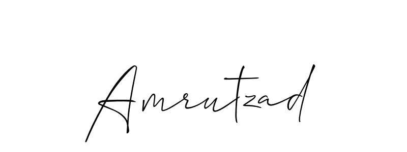 Make a beautiful signature design for name Amrutzad. With this signature (Allison_Script) style, you can create a handwritten signature for free. Amrutzad signature style 2 images and pictures png